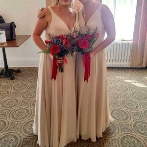 Champagne Bridesmaid Dress